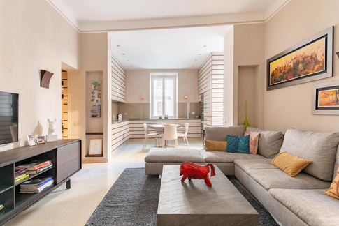 Soggiorno in stile contemporaneo di 40 di Equus Architects