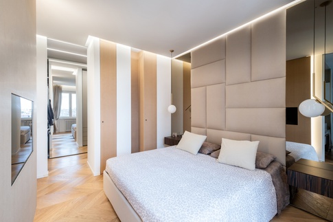 Camera da Letto in stile moderno di 20 di Bossi Vigorito Building Interior