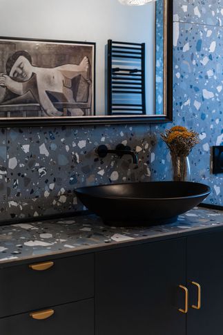 Bagno in stile eclettico di 6 di Davide Gratteri Architetto Bagno in stile eclettico di 6 di Davide Gratteri Architetto