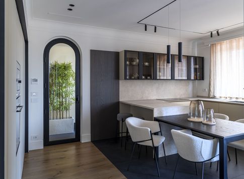 Cucina in stile contemporaneo di 21 di Pamela Camposano Ingegnere Architetto