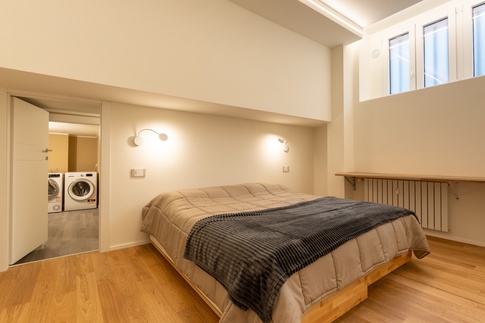Camera da Letto in stile contemporaneo di 14 di Agostinelli Architetti - Green Interior Design