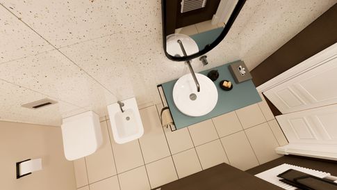 Bagno in stile moderno di 5 di Studio LABventinove