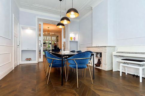 Sala da Pranzo in stile moderno di 20 di Equus Architects