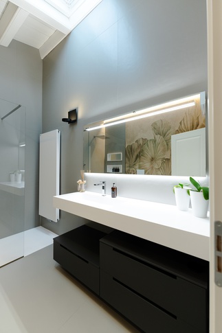Bagno in stile contemporaneo di 6 di Stefano Bergami studio interior design Bagno in stile contemporaneo di 6 di Stefano Bergami studio interior design