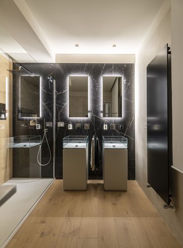 Bagno di Servizio in stile contemporaneo di 8 di Diletta Villani Architetto Bagno di Servizio in stile contemporaneo di 8 di Diletta Villani Architetto
