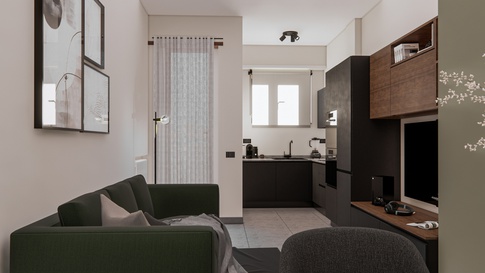 Open Space in stile moderno di 25 di Studio LABventinove