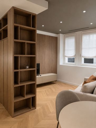 Open Space in stile moderno di 30 di Desearq studio - architettura e interior design