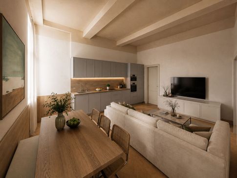 Open Space in stile rustico di 40 di JFD Juri Favilli Design