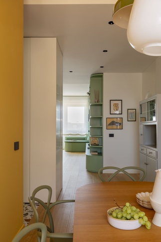 Sala da Pranzo in stile moderno di 9 di Arch. Martina Pozzi MP_archistudio