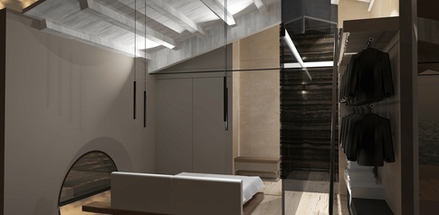 Camera da Letto in stile contemporaneo di 16 di Stefano Bergami studio interior design Camera da Letto in stile contemporaneo di 16 di Stefano Bergami studio interior design