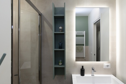 Bagno in stile moderno di 5 di zero6studio