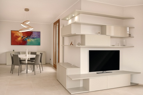 Soggiorno in stile contemporaneo di 35 di L'Arco Rosa