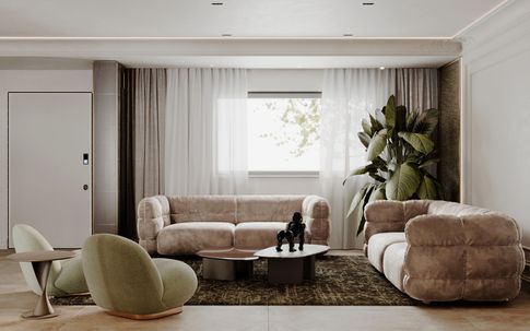Open Space in stile contemporaneo di 70 di Salvatore Sito Interior Designer