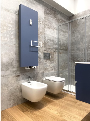 Bagno in stile contemporaneo di 6 di SEGNI STUDIO Bagno in stile contemporaneo di 6 di SEGNI STUDIO