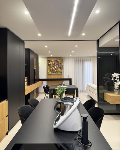 Open Space in stile contemporaneo di 55 di IMA STUDIO Open Space in stile contemporaneo di 55 di IMA STUDIO