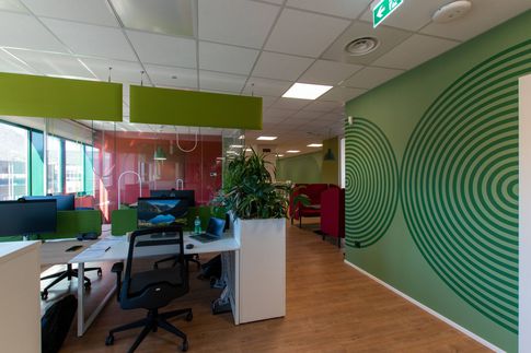 Open Space in stile moderno di 750 di Studio BIA-@rch | Bianca Giovene di Girasole
