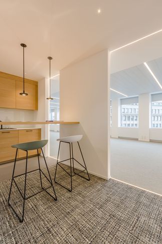 Open Space in stile contemporaneo di 1200 di Frame Farm - Architecture & Design