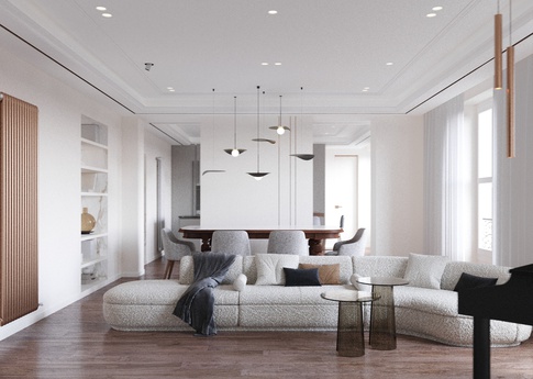Soggiorno in stile contemporaneo di 30 di OZ Interiors