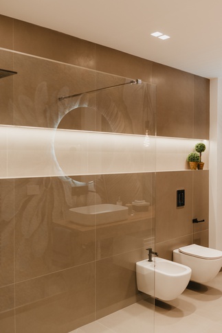 Bagno in stile contemporaneo di 14 di Anna Molisani interior designer Bagno in stile contemporaneo di 14 di Anna Molisani interior designer