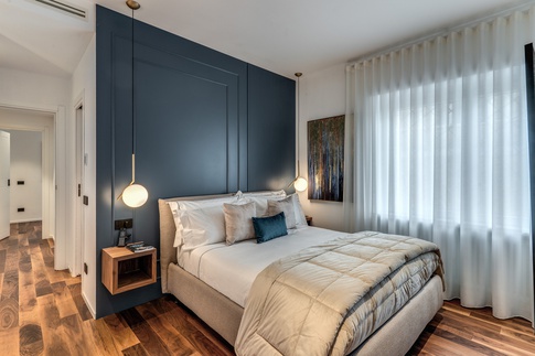 Camera da Letto in stile contemporaneo di 15 di MOB Architects
