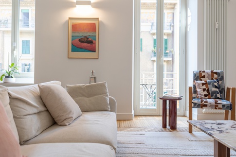 Soggiorno in stile vintage di 35 di L2 Architettura