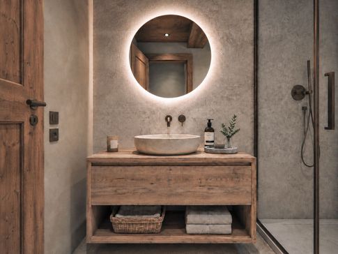 Bagno in stile cottagecore di 9 di JFD Juri Favilli Design