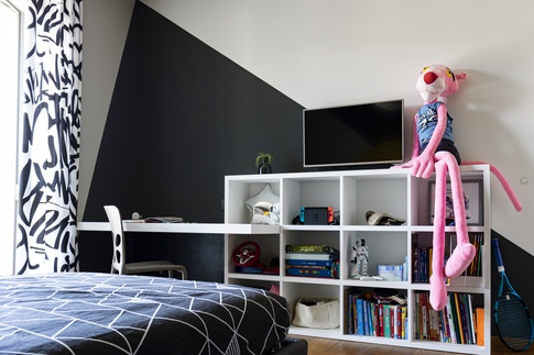 Cameretta Bambini in stile contemporaneo di 15 di Studio MAC