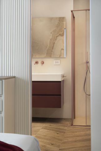 Bagno in stile contemporaneo di 6 di Valentina Buonanno