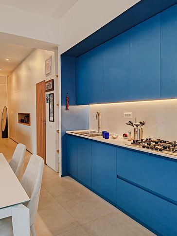 Open Space in stile contemporaneo di 45 di Rossana Alfieri Architetto Open Space in stile contemporaneo di 45 di Rossana Alfieri Architetto