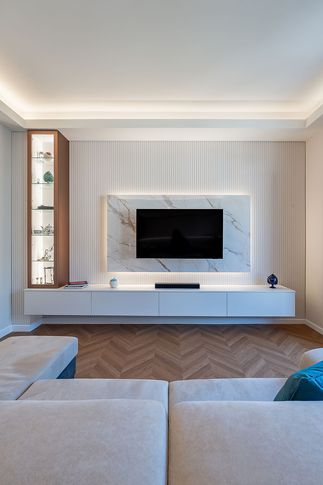 Soggiorno in stile moderno di 35 di Wephouse