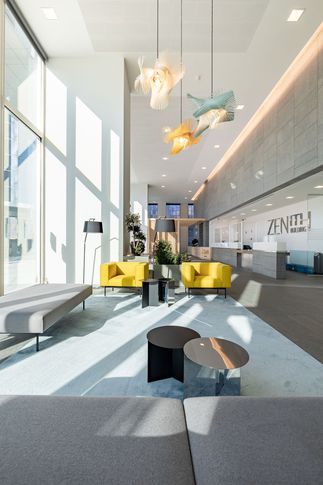 Open Space in stile contemporaneo di 320 di Frame Farm - Architecture & Design