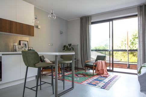 Open Space in stile vintage di 30 di Elena Russo Interiors