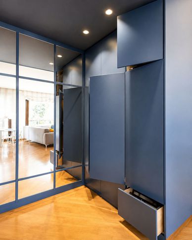Ingresso in stile contemporaneo di 5 di Equus Architects