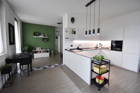 Cucina in stile contemporaneo di 23 di Ndesign studio Cucina in stile contemporaneo di 23 di Ndesign studio