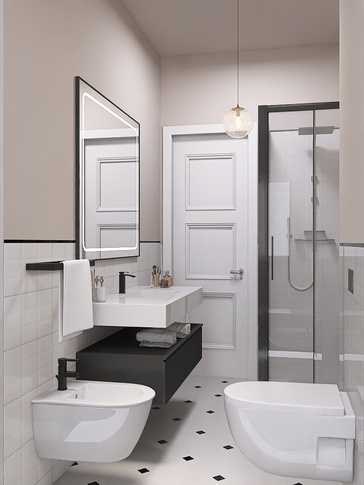 Bagno in stile contemporaneo di 8 di Wephouse Bagno in stile contemporaneo di 8 di Wephouse