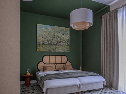 Camera da Letto in stile eclettico di 14 di Caterina Scamardella Architetto