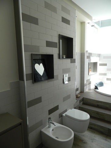 Bagno in stile contemporaneo di 10 di La Pietra Studio di Architettura Bagno in stile contemporaneo di 10 di La Pietra Studio di Architettura