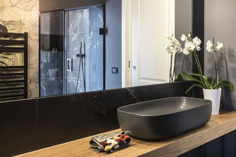 Bagno in stile urban jungle di 5 di SMartSTUDIO Bagno in stile urban jungle di 5 di SMartSTUDIO