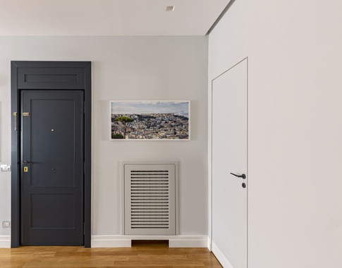 Open Space in stile contemporaneo di 66 di Sara Fabbroni Architetto