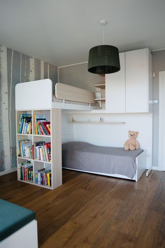 Cameretta Bambini in stile contemporaneo di 15 di Rinnova Home 3d