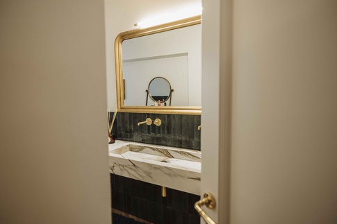 Bagno in stile boho chic di 5 di SMartSTUDIO