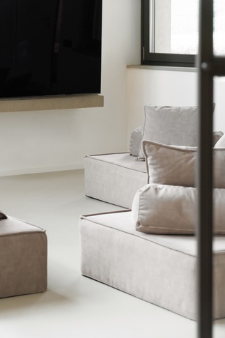 Open Space in stile soft industrial di 60 di Simona Fogalesi interior designer