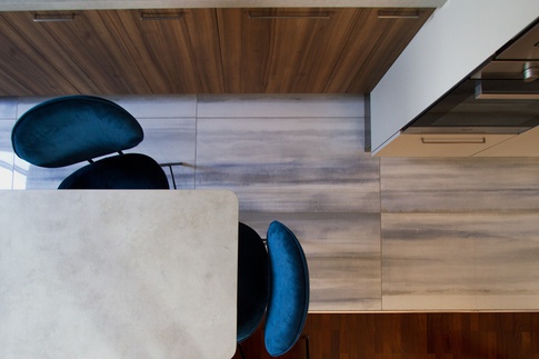 Open Space in stile contemporaneo di 25 di OZ Interiors