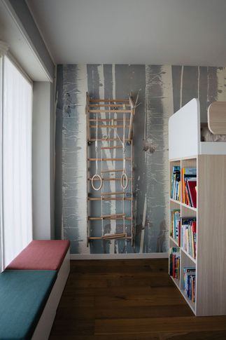 Cameretta Bambini in stile contemporaneo di 15 di Rinnova Home 3d