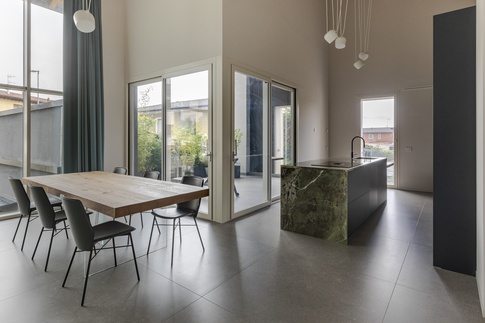 Open Space in stile contemporaneo di 60 di Andrea Benedetti Architetto Open Space in stile contemporaneo di 60 di Andrea Benedetti Architetto
