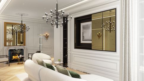 Open Space in stile classico di 20 di Salvatore Sito Interior Designer