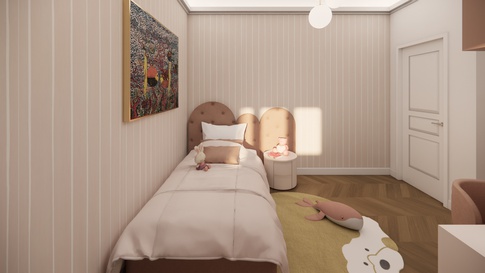 Cameretta Bambini in stile contemporaneo di 14 di Studio Gaetano Riccardelli