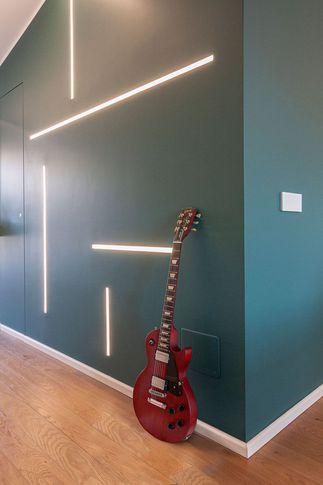 Open Space in stile minimal di 50 di Pucciarelli Architetti