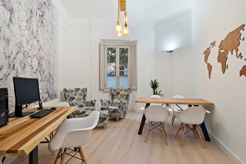 Studio in stile urban jungle di 18 di ArCMdesign - Architetto Michela Colaone