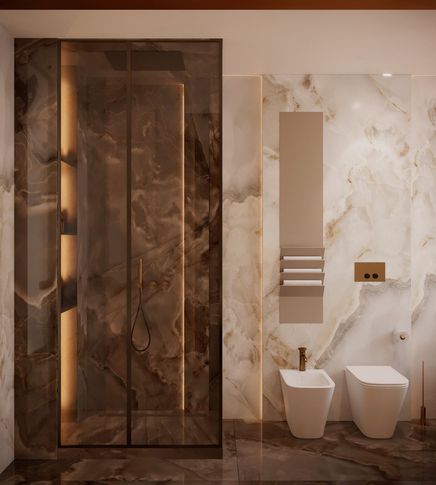 Bagno di Servizio in stile classico di 10 di Salvatore Sito Interior Designer Bagno di Servizio in stile classico di 10 di Salvatore Sito Interior Designer